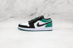 Jordan 1 Low White Black Mystic Green