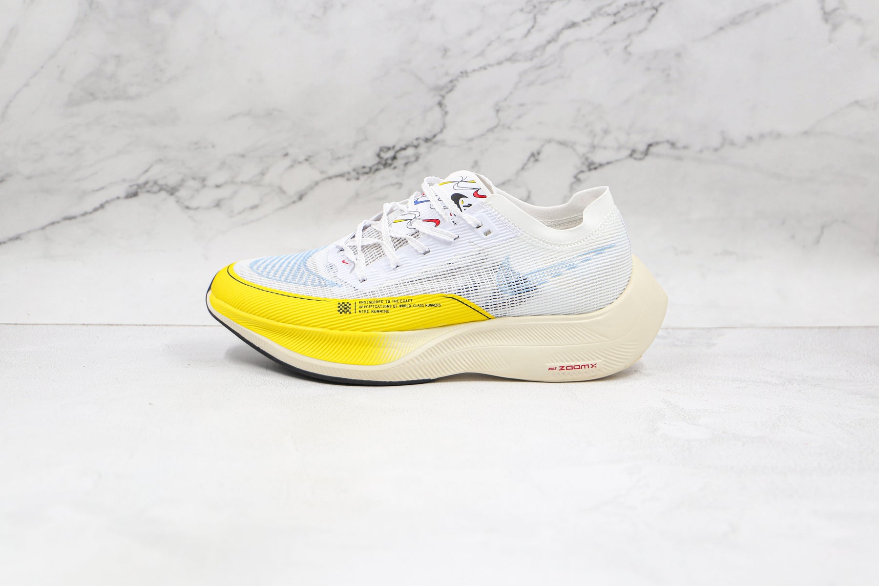 Nike ZoomX Vaporfly Next% 2 White Yellow Strike