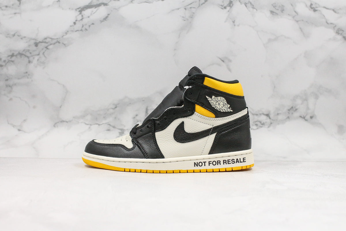 Jordan 1 Retro High "Not for Resale" Varsity Maize