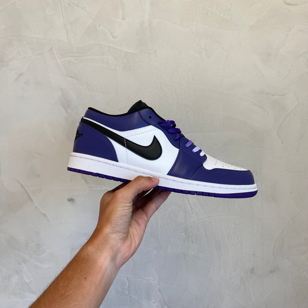 Jordan 1 Low Court Purple White (Pronta Entrega)