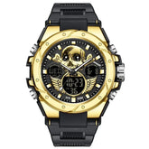 Relógio Skull display duplo - Sport Watch