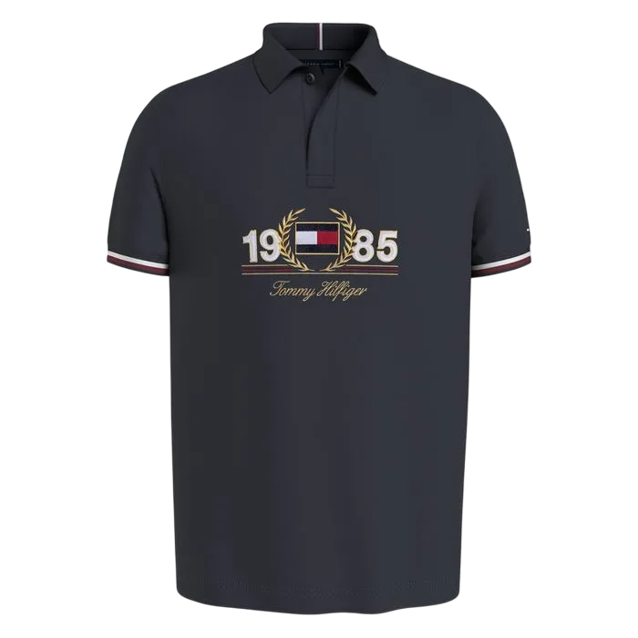 CAMISETA POLO MASCULINA TMH LOGO 1985 BORDADO REGULAR FIT