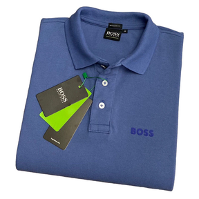 CAMISETA POLO MASCULINA HBOSS MONOCROMÁTICA