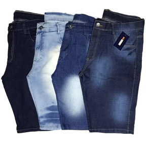 BERMUDA JEANS MASCULINA PLUS SIZE