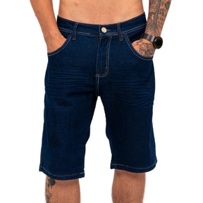 BERMUDA MASCULINA JEANS SLIM FIT