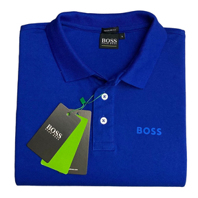 CAMISETA POLO MASCULINA HBOSS MONOCROMÁTICA