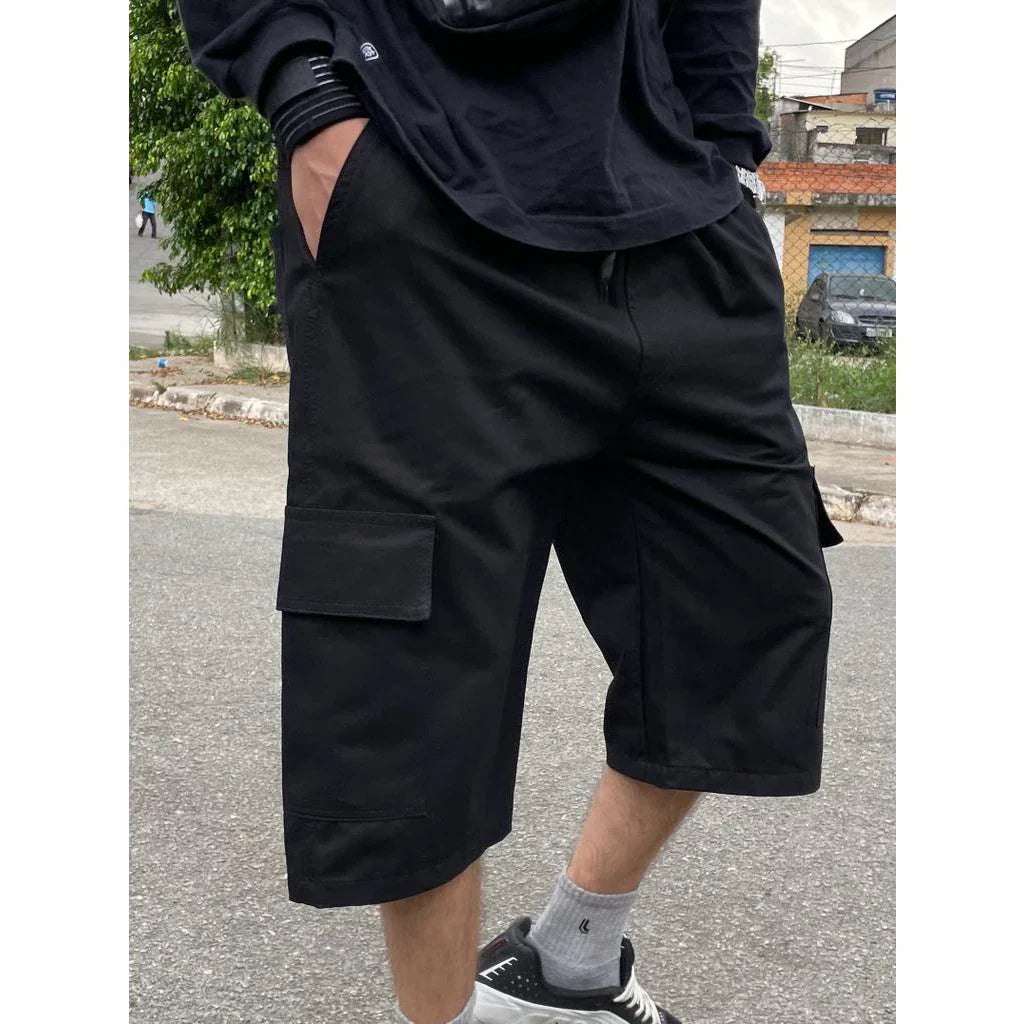 BERMUDA LARGA MASCULINA CARGO STREETWEAR